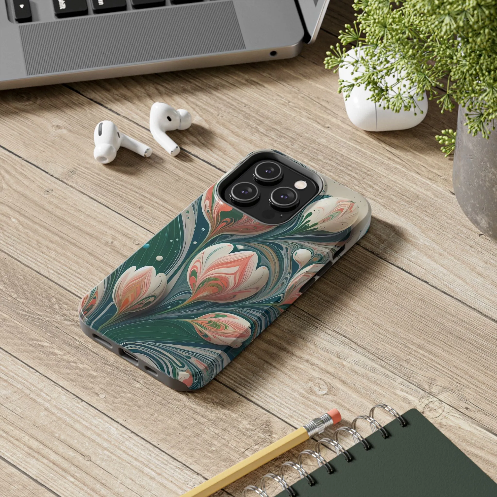 Vibrant Floral Tough Phone Cases - Durable Protection with Artistic Design