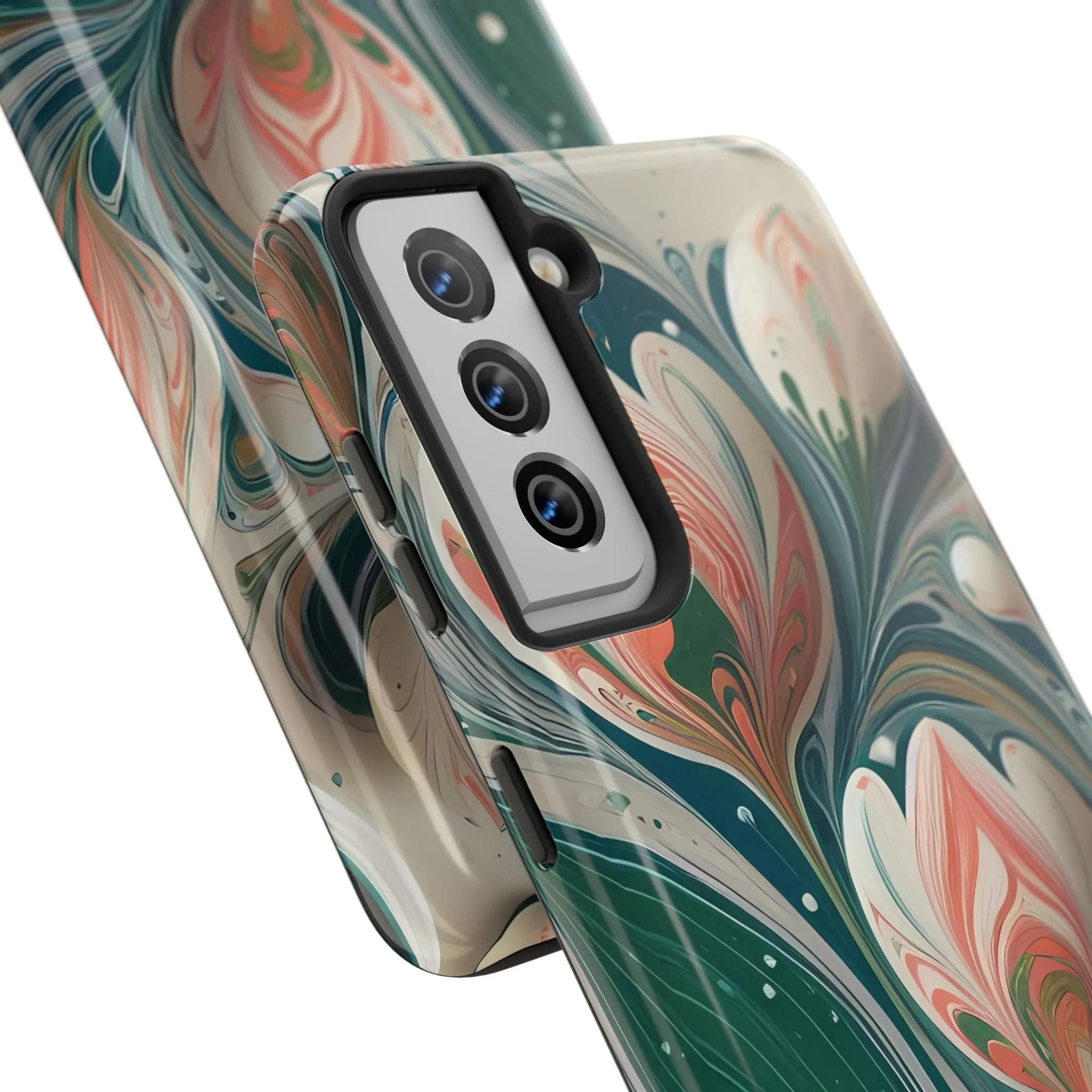 Vibrant Floral Tough Phone Cases - Durable Protection with Artistic Design