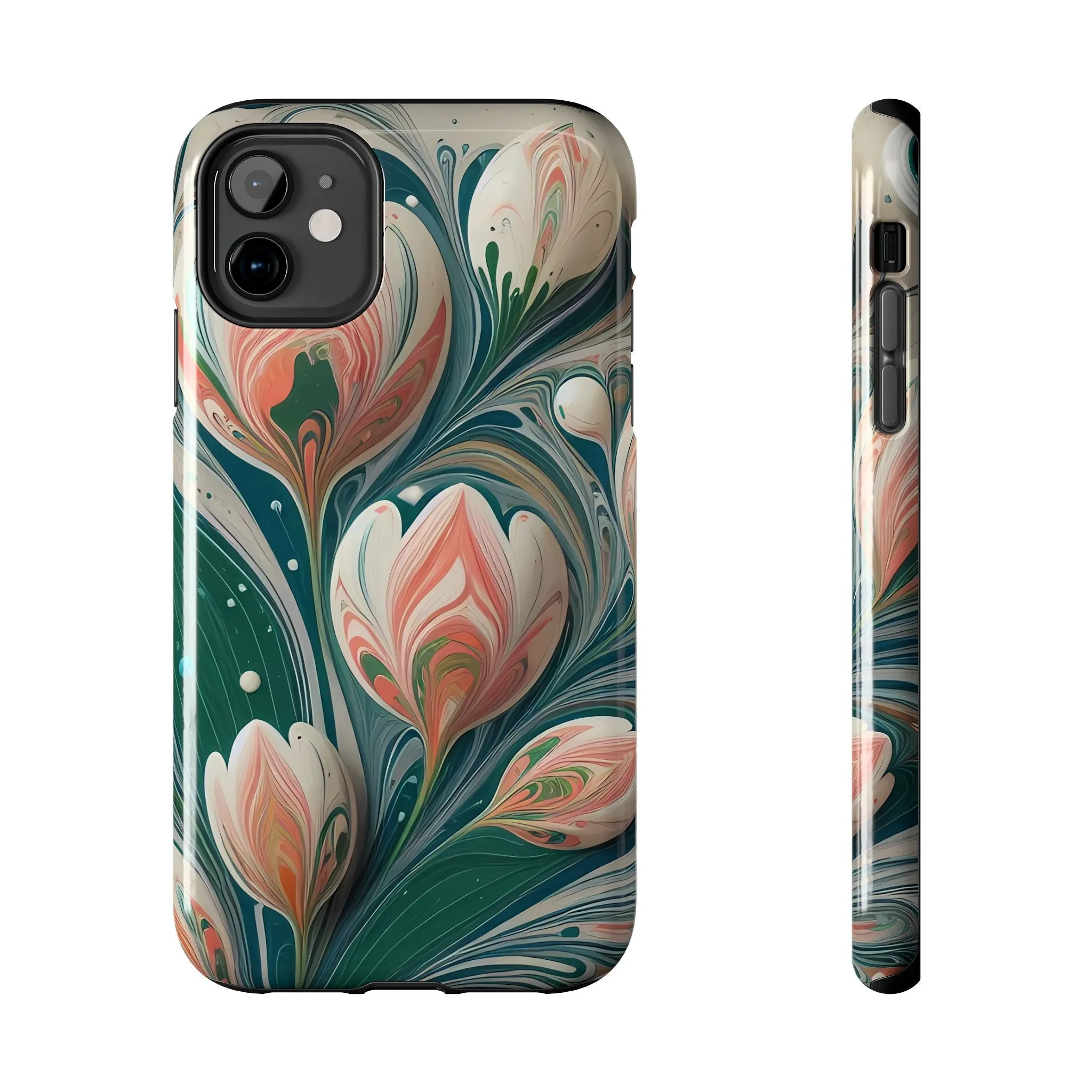 Vibrant Floral Tough Phone Cases - Durable Protection with Artistic Design