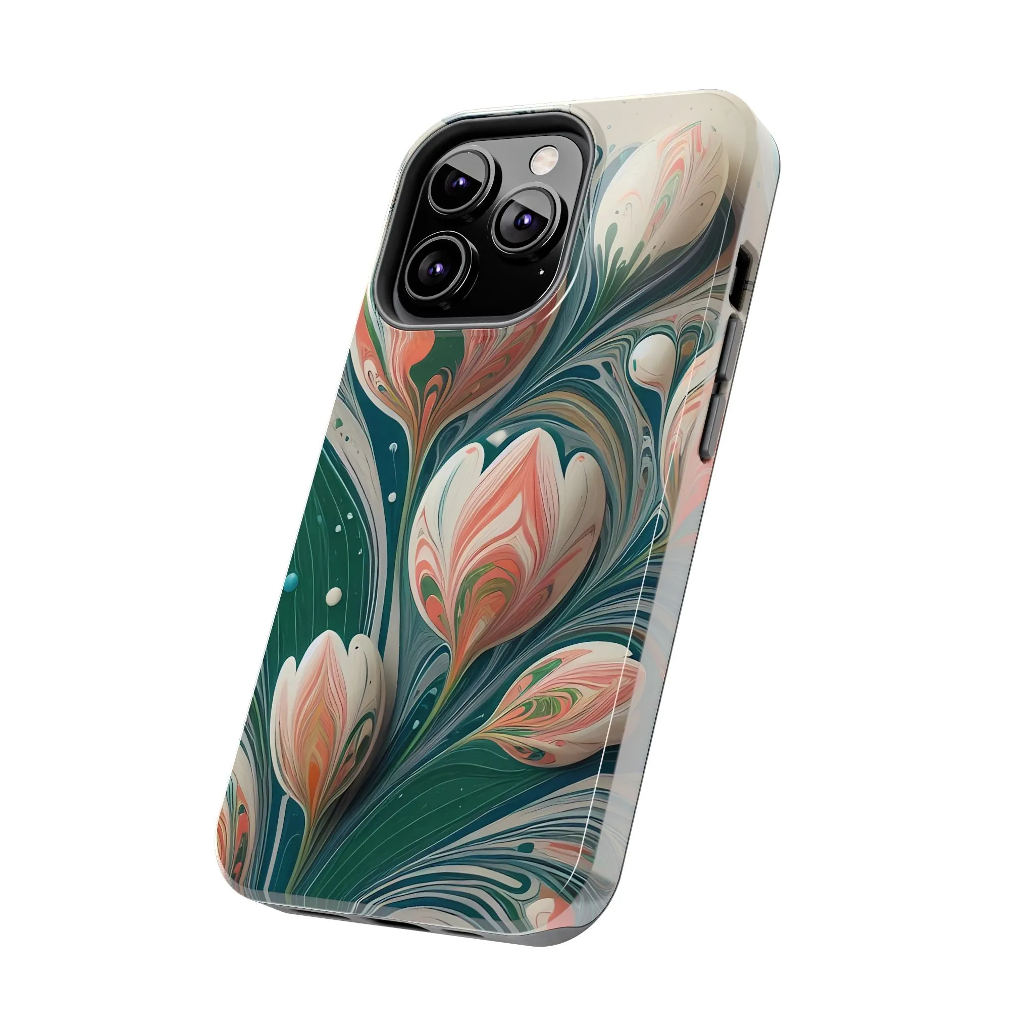 Vibrant Floral Tough Phone Cases - Durable Protection with Artistic Design