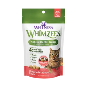 Whimzees Cat Natural Dental Treats Chicken & Salmon 2oz