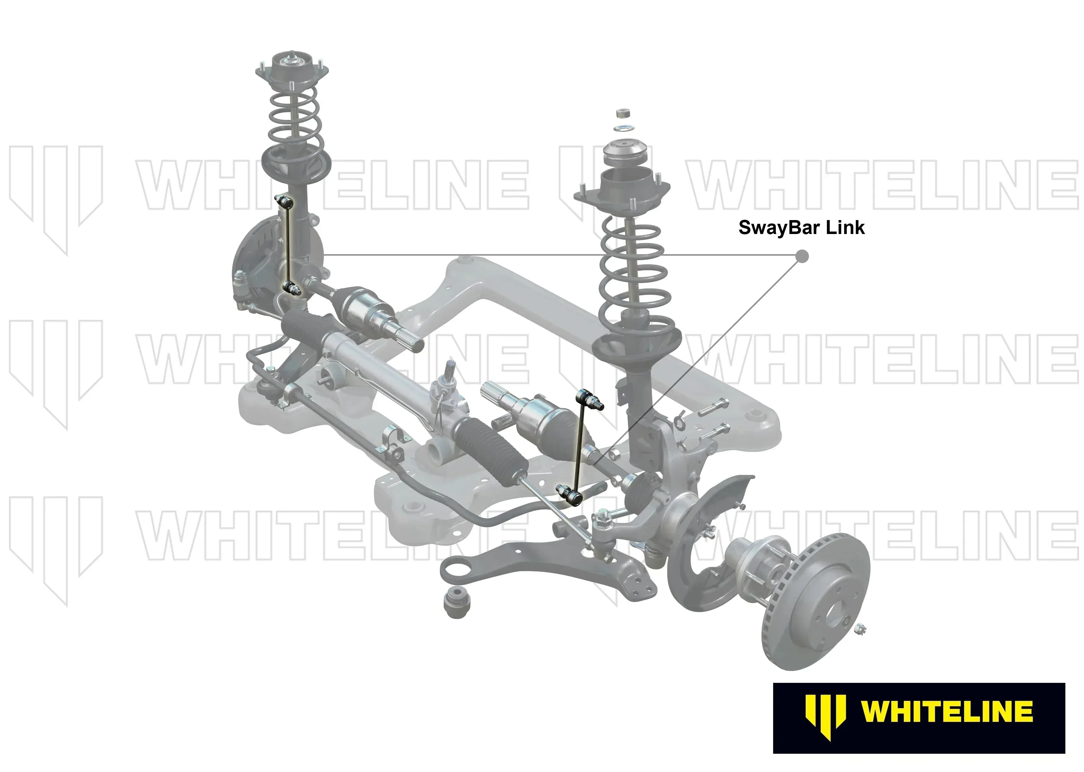 Whiteline Sway Bar End Link Kit Mercedes CLC-Class CL203 (2008-2011) [290-315mm/ 10mm Ball Stud] Front - KLC140-295