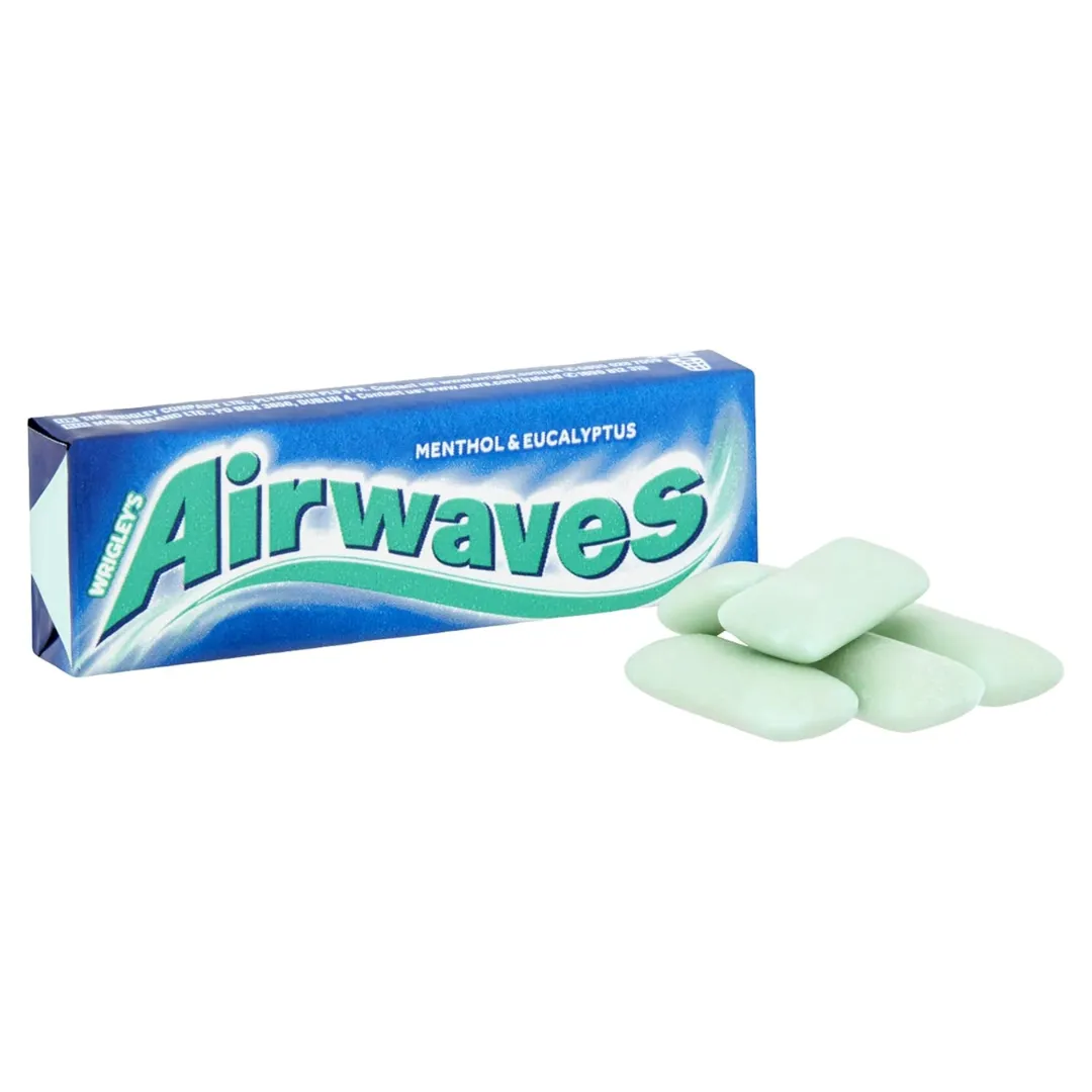 WRIGLEYS  Airwaves Menthol & Eucalyptus Sugar Free Gum - Box of 30 (T)